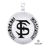 Fort Sumner High School Football 2025 Championship Ring Top Pendant - Design 4.7