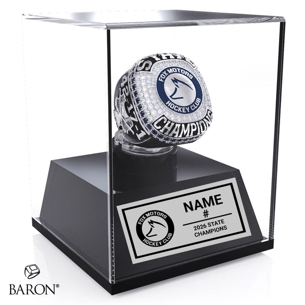 Fox Motors Hockey Club 2026 Championship Display Case
