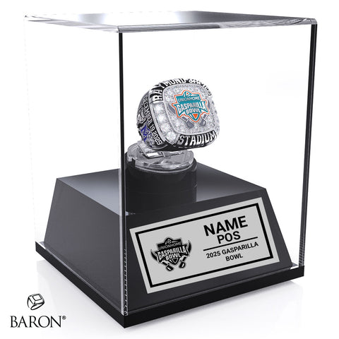 Gasparilla Bowl Officials 2025 Championship Display Case