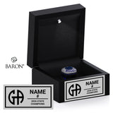 Gilmour Academy Boys Hockey 2026 Championship Black LED Ring Box