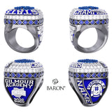 Gilmour Academy Boys Hockey 2026 Championship Ring - Design 5.5