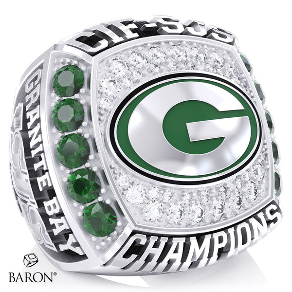 Granite Bay High School Boys Soccer 2026 Championship Ring - Design 1.1