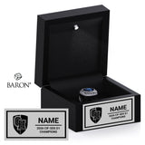 Granite Hills High School Cheer 2026 Championship Black LED Ring Box