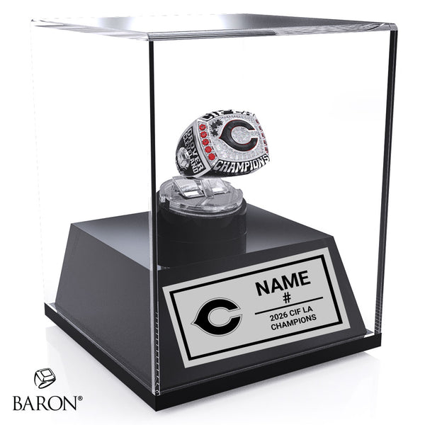 Grover Cleveland Girls Soccer 2026 Championship Display Case