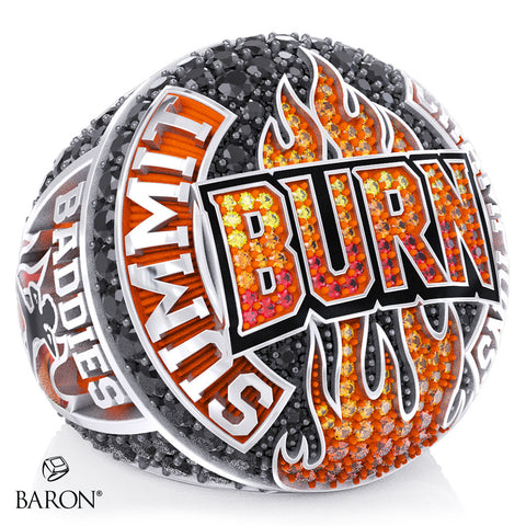 GymTyme Cheer 2026 Burn Championship Ring - Design 1.3
