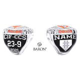Half Moon Bay Football 2026 Championship Ring - Design 3.3
