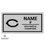 Half Moon Bay Football 2026 Championship Black Standard Window Ring Box