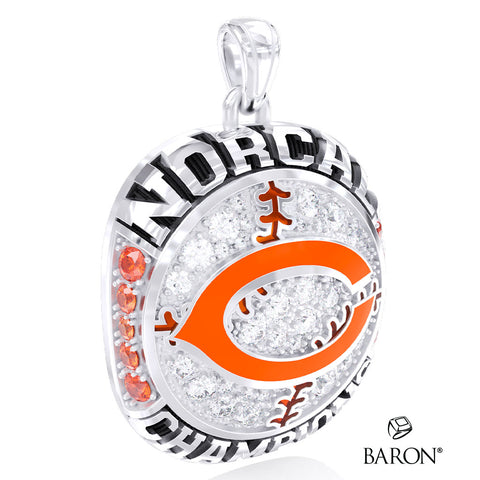 Half Moon Bay Football 2026 Championship Ring Top Pendant - Design 3.4