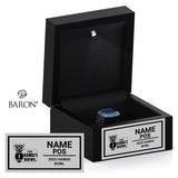 Hawaii Bowl Officials 2025 Championship Black LED Ring Box