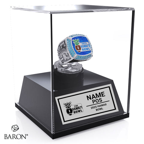 Hawaii Bowl Officials 2025 Championship Display Case
