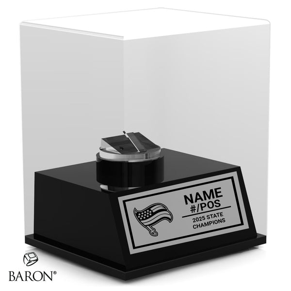 Heritage Academy High School Football 2025 Championship Display Case