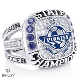 Hudson High School Girls Soccer 2026 Championship Ring - Design 1.3