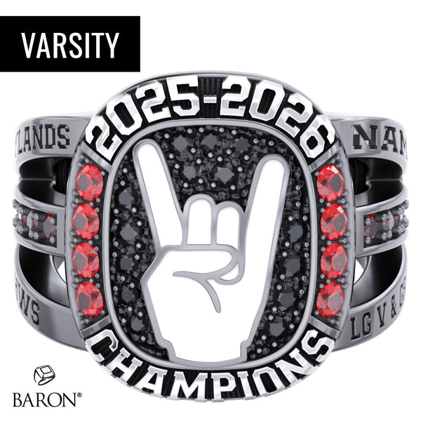 Hunterdon Central Cheer 2026 Varsity Championship Ring - Design 2.5