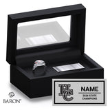 Hunterdon Central Cheer 2026 Championship Black Standard Window Ring Box