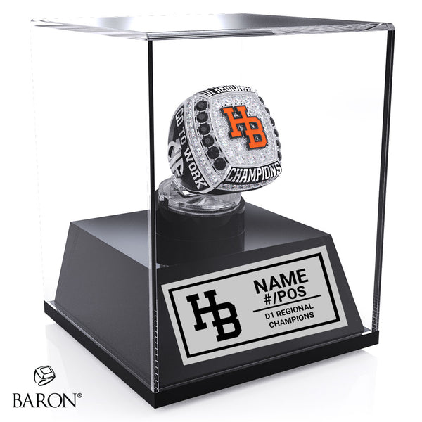 Huntington Beach High School Baseball 2026 Championship Display Case