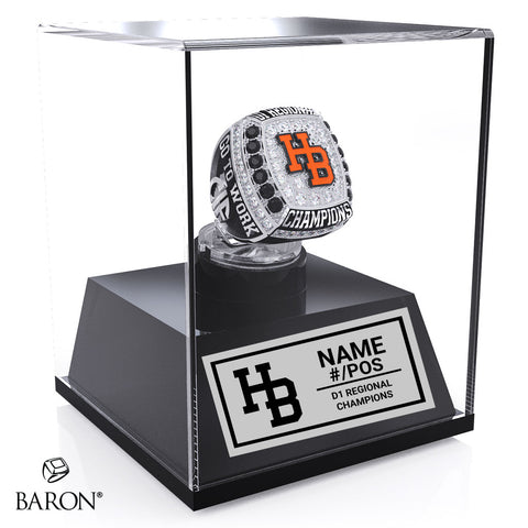 Huntington Beach High School Baseball 2026 Championship Display Case