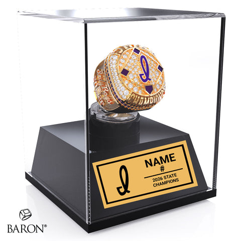 Indianola High School Baseball 2026 Championship Display Case