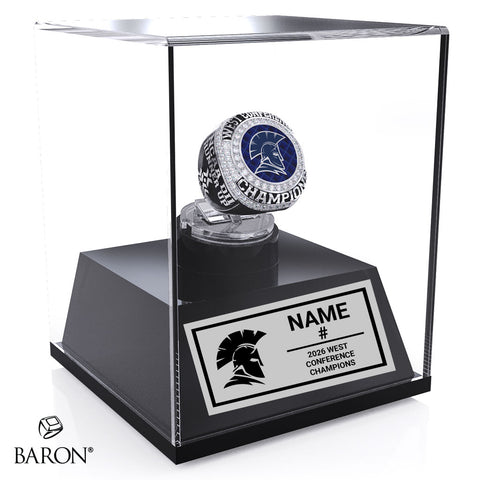 Jessup University Stunt Cheer 2026 Championship Display Case