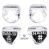 Jessup University Stunt Cheer 2026 Championship Ring - Design 2.6