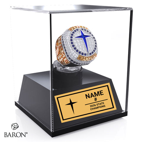 Jesuit Dallas Rangers Lacrosse 2026 Championship Display Case