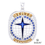 Jesuit Dallas Rangers Lacrosse 2026 Championship Ring Top Pendant - Design 2.3