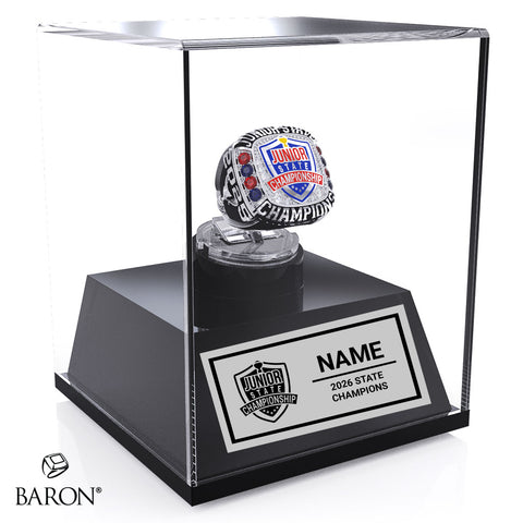 Junior State Championship Cheer 2026 Championship Display Case