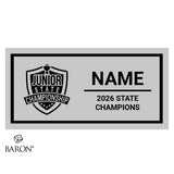 Junior State Championship Cheer 2026 Championship Black Window Ring Box