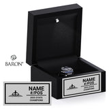 Kamehameha School-Maui Campus Football 2025 Championship Black LED Ring Box