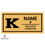 King's Knights High School Baseball 2026 Championship Display Case