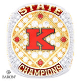 King's Knights High School Baseball 2026 Championship Ring - Design 3.3
