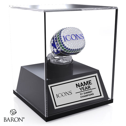 LA All Stars Icons Cheer Championship Display Case