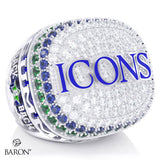 LA All Stars Icons Cheer 2026 Championship Ring - Design 2.4