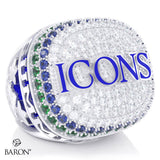 LA All Stars Icons Cheer 2026 Championship Ring - Design 2.5