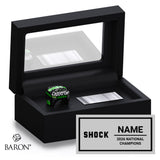 LA Cheerz Shock 2026 Championship Black Standard Window Ring Box