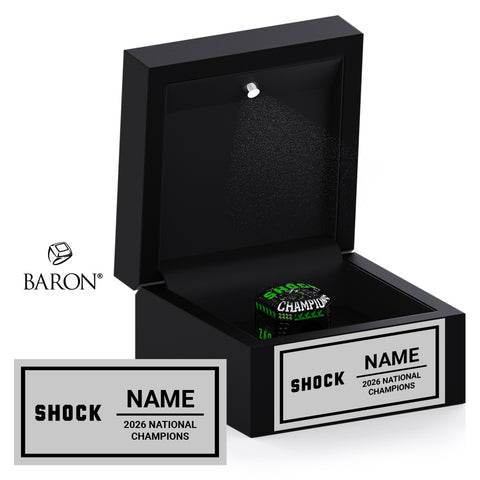 LA Cheerz Shock 2026 Championship Black LED Ring Box