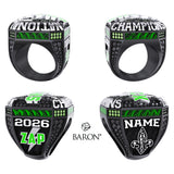 LA Cheerz Shock 2026 Championship Ring - Design 1.2