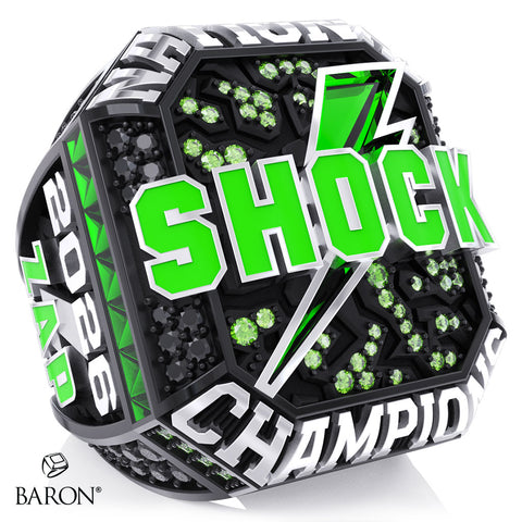 LA Cheerz Shock 2026 Championship Ring - Design 1.2