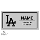 LAPD Football Black LED Ring Box