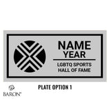 LGBTQ Sports Hall of Fame Black Window Ring Box