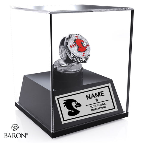 La Salle Academy Baseball 2026 Championship Display Case