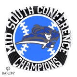 Lindsey Wilson College Softball 2026 Championship Ring - Design 1.2
