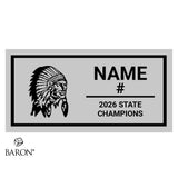 Little River High School Girls Basketball 2026 Championship Black Standard Window Ring Box