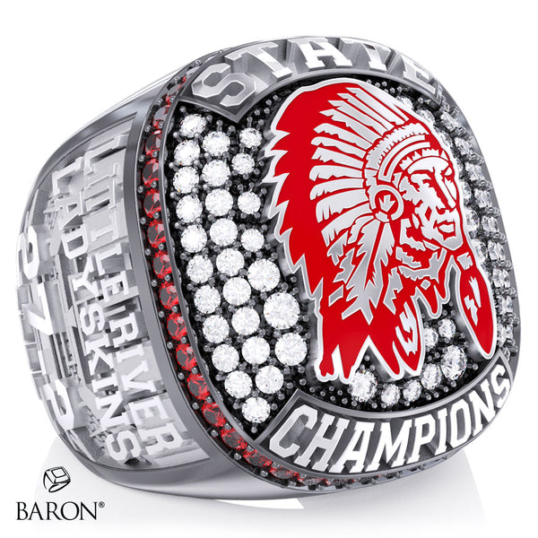 Little River High School Girls Basketball 2026 Championship Ring - Design 1.8