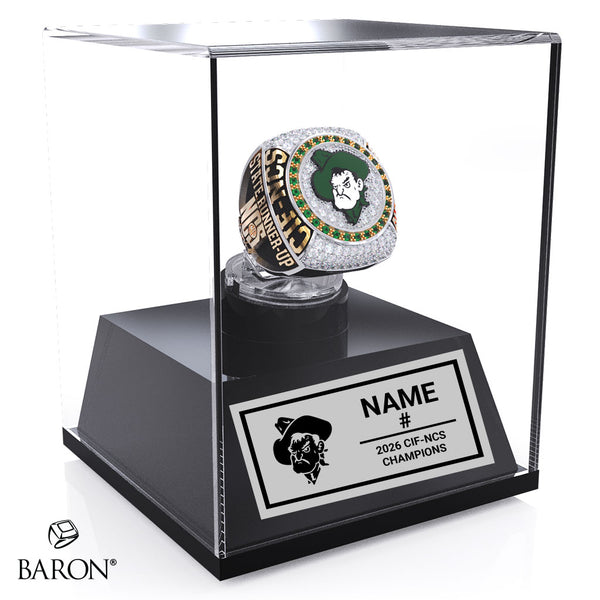 Livermore High School Baseball 2026 Championship Display Case