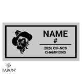 Livermore High School Baseball 2026 Championship Black LED Ring Box