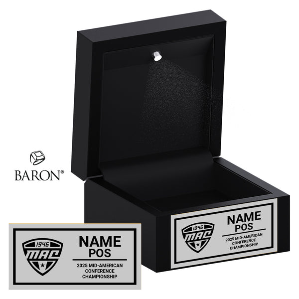 MAC Championship Officials 2025 Championship Black LED Ring Box