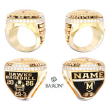 Madelia High School Baseball 2026 Championship Ring - Design 1.2
