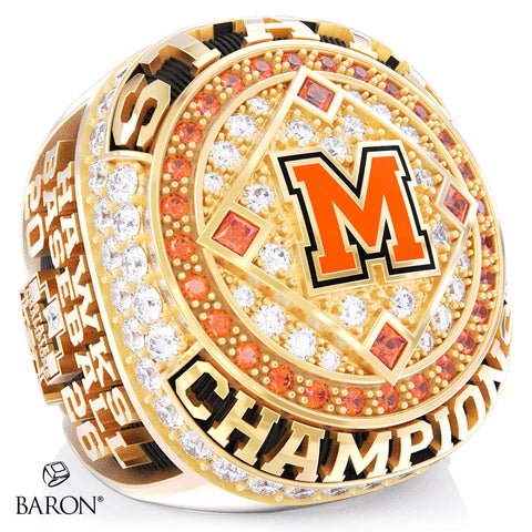 Madelia High School Baseball 2026 Championship Ring - Design 1.2
