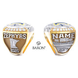 Mahtomedi Zephyrs Baseball 2026 Championship Ring - Design 3.2