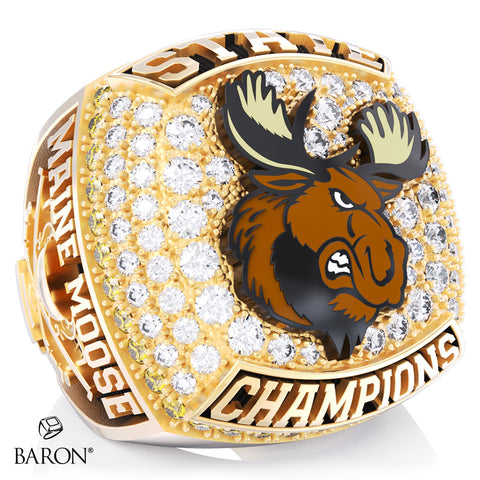 Maine Moose Hockey 2026 Championship Ring - Design 2.2